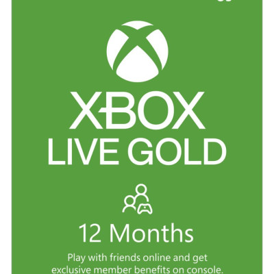 Microsoft - Xbox Live 12 个月黄金会员资格 [数位]